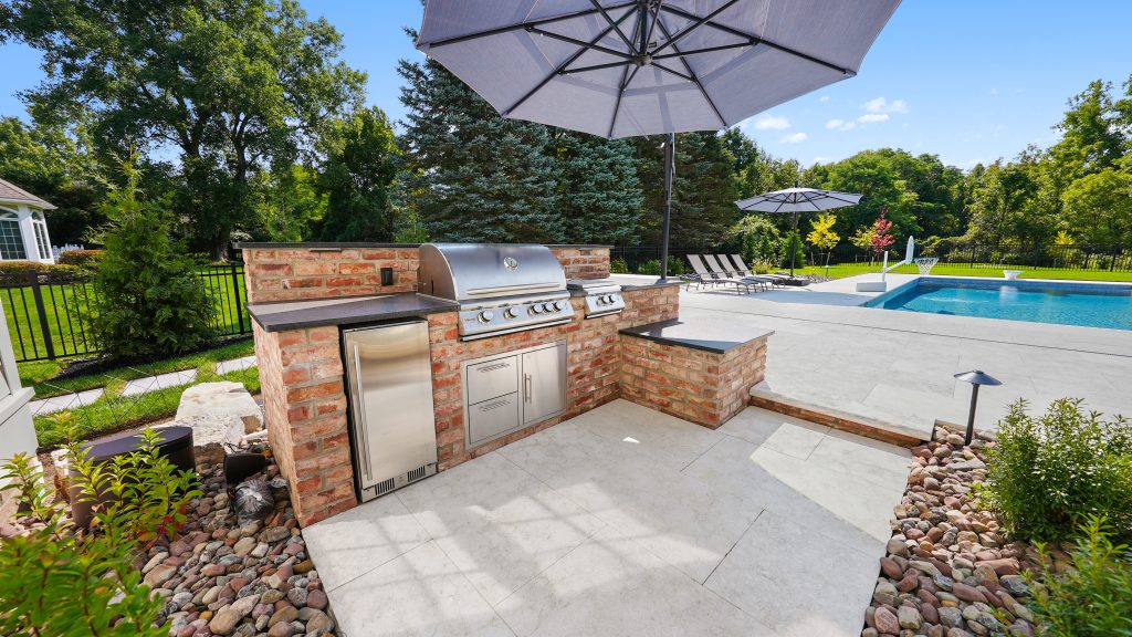 outdoor kitchens